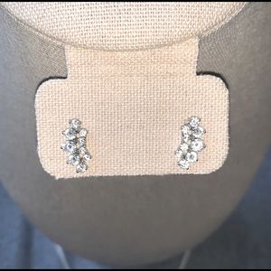 Fashion crystal tear drop earrings